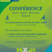 Conférence du 23 avril : Le mouvement au service de notre santé